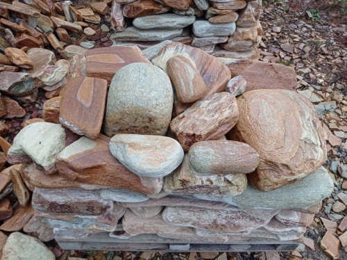 Златолит жёлтый, жёлто-зелёный глыбки и валуны для ланшафтного дизайна купить в Рязани