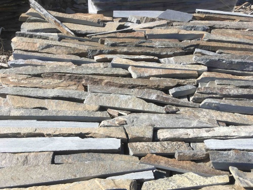 Горбушка златолит мультиколор для облицовки купить в Рязани