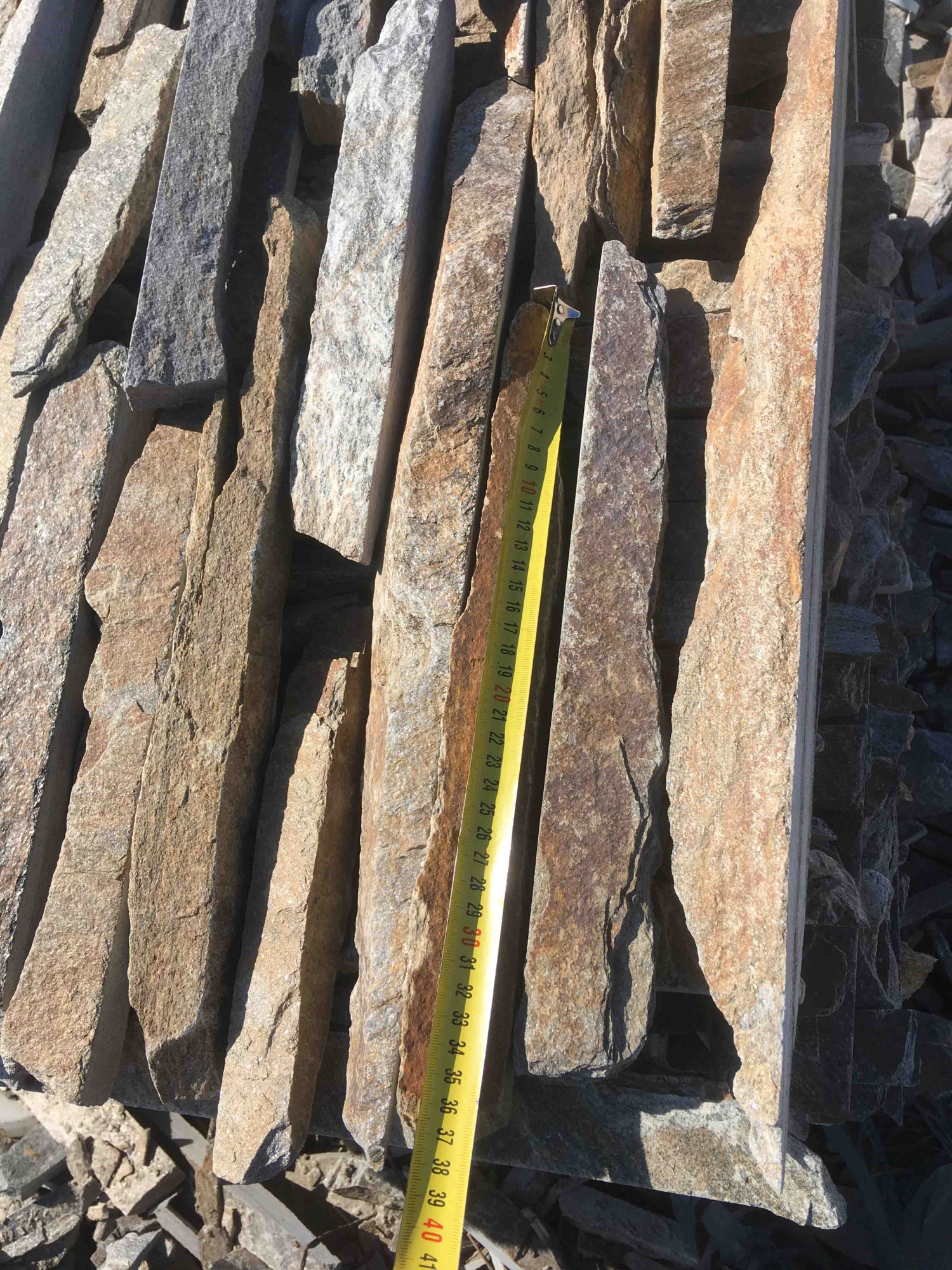 Горбушка златолит мультиколор для облицовки купить в Рязани