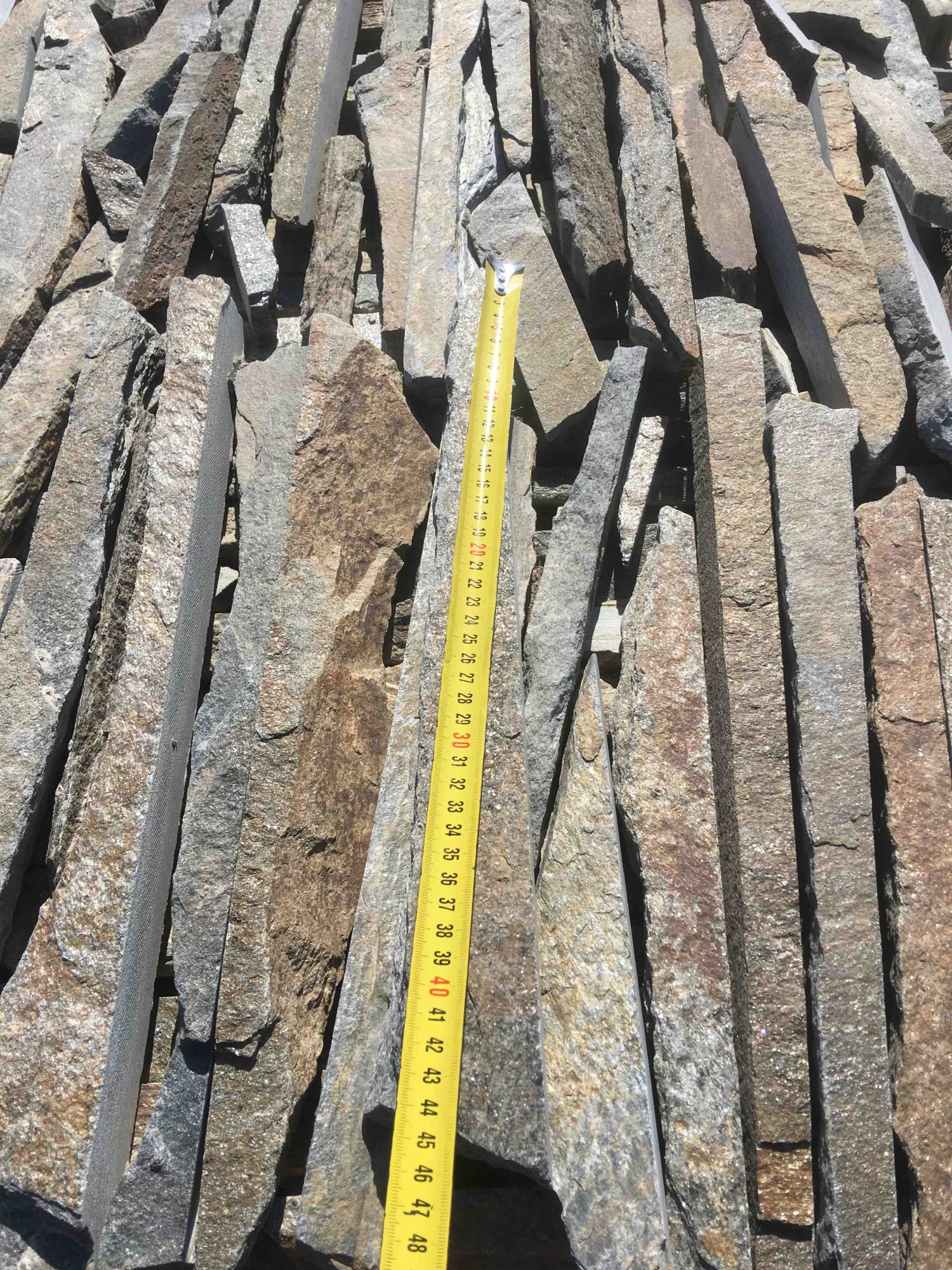 Горбушка златолит мультиколор для облицовки купить в Рязани