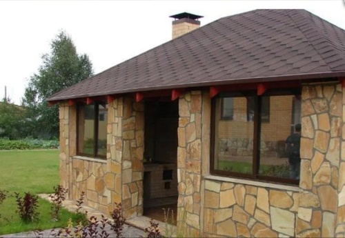 Плитняк златолит жёлтый для фасада 1,5-3 см купить в Рязани