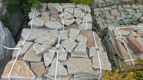 Гранитный плитняк галтованный для парковки купить в Рязани