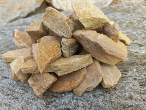 Златолит жёлтый декоративная каменная крошка купить в Рязани