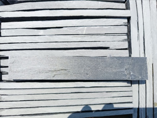 Плитка чёрная из натурального камня фасадная 30 см * 5 см, толщина 7 мм -30 мм купить в Рязани